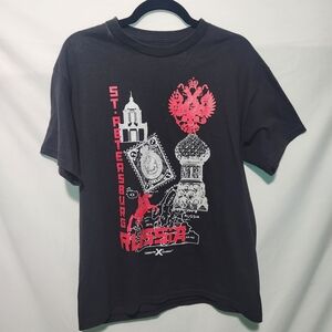 St. Petersburg Russia Black Short-Sleeve T-Shirt. Celebrity Cruises. Size Medium